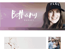 Tablet Screenshot of bethanybarkey.com